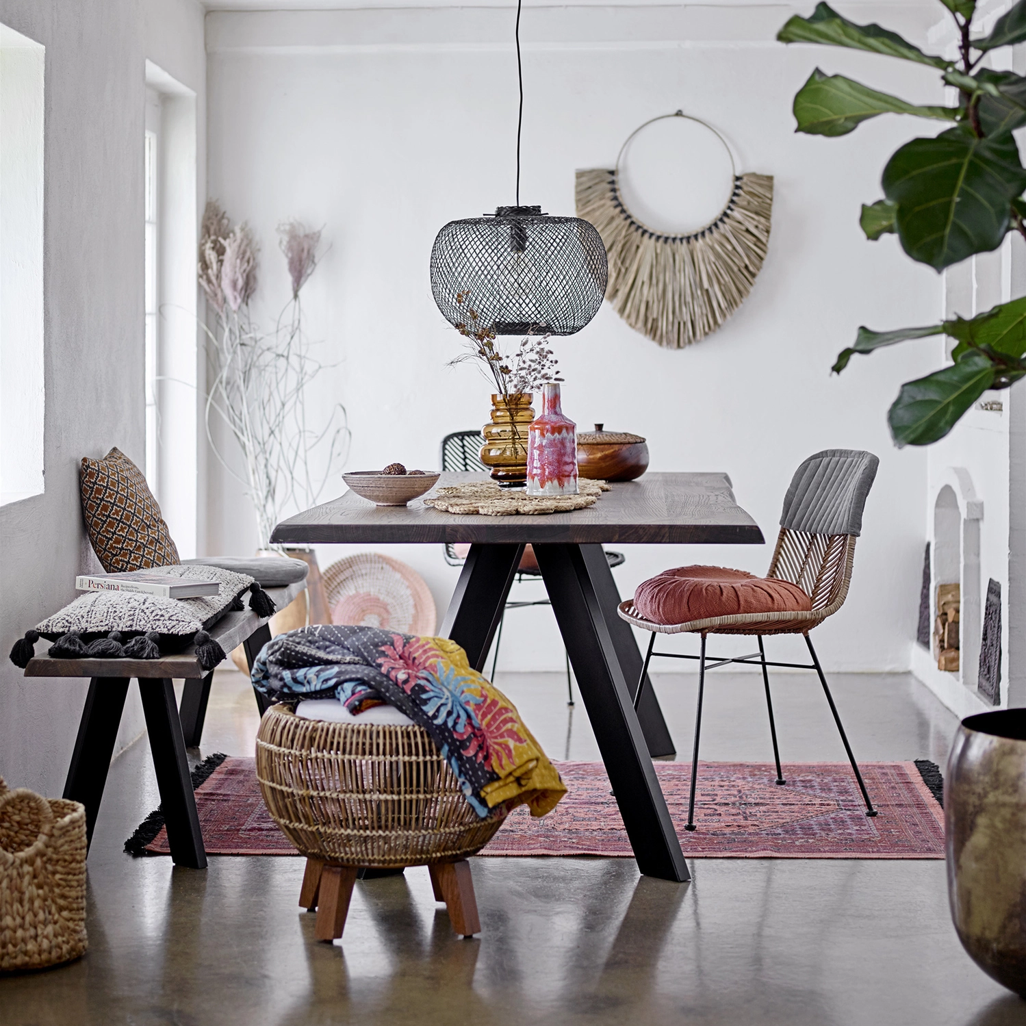 Bloomingville Hissivalaisin Bambu, Ø 42 Cm - Image 2