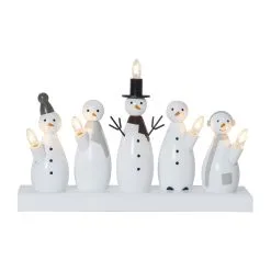 Star Trading Snowman Adventtikynttilänjalka