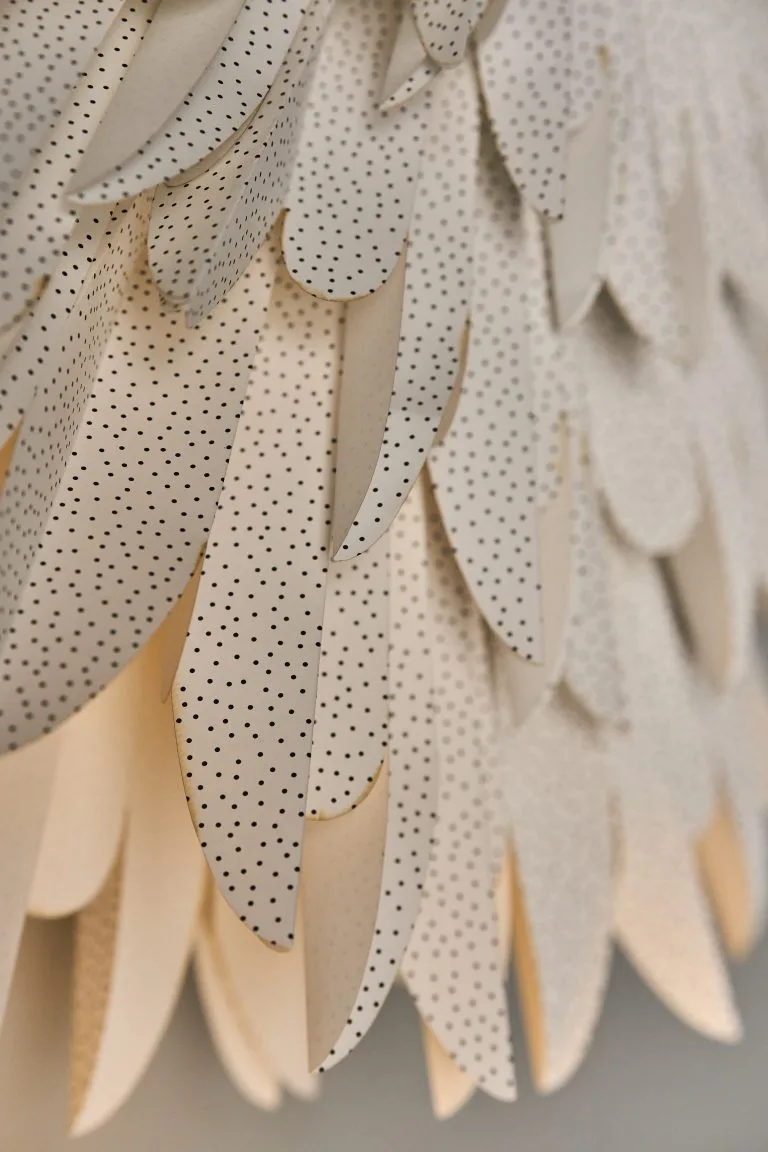 Scandi Living Luna Adventtitähti Valkoinen Pilkullinen - Image 2