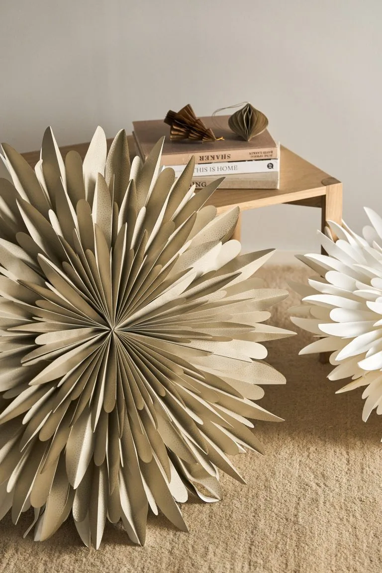 Scandi Living Luna Adventtitähti Beige Pilkullinen - Image 4