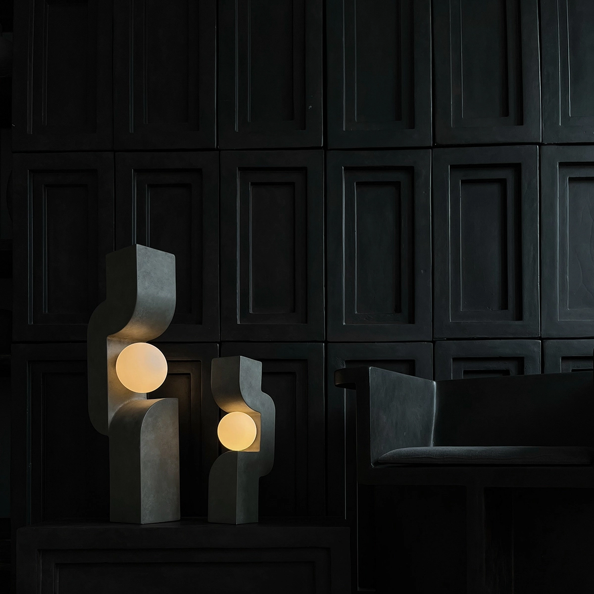 101 COPENHAGEN Sitting Man -valaisin Dark Grey - Image 5