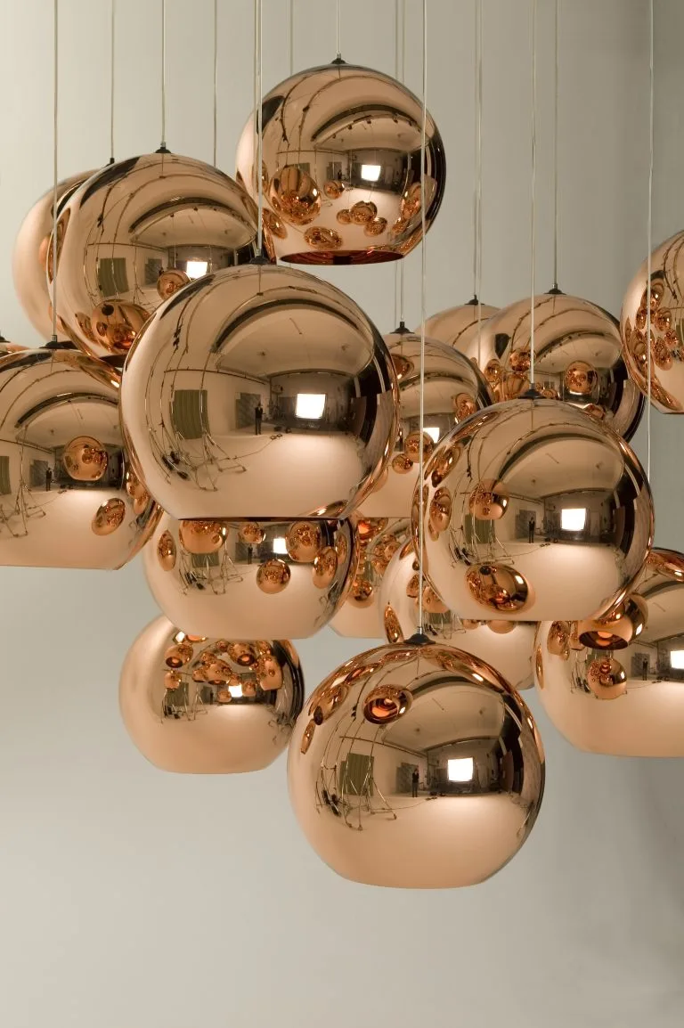 Tom Dixon Copper Round -riippuvalaisin LED Ø 25 Cm - Image 4